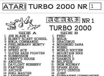 Turbo 2000 Mina zestaw 1