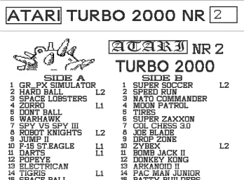 Turbo 2000 Mina zestaw 2