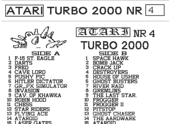 Turbo 2000 Mina zestaw 4