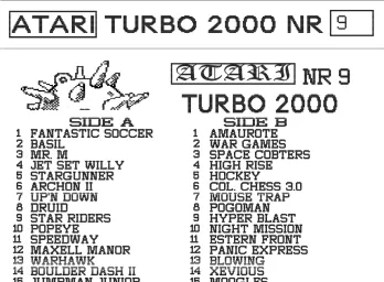 Turbo 2000 Mina zestaw 9