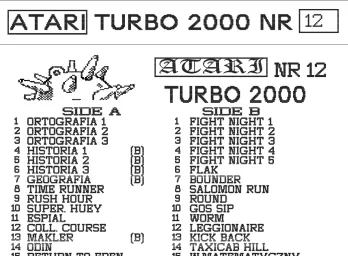 Turbo 2000 Mina zestaw 12