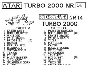 Turbo 2000 Mina zestaw 14