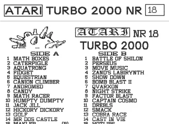 Turbo 2000 Mina zestaw 18