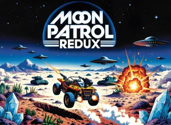 Moon Patrol Redux - Atari XL/XE