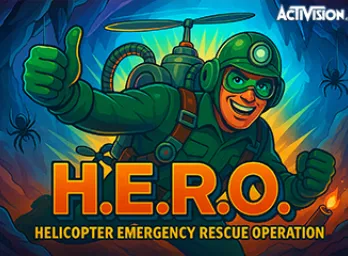 H.E.R.O. on Atari XL/XE