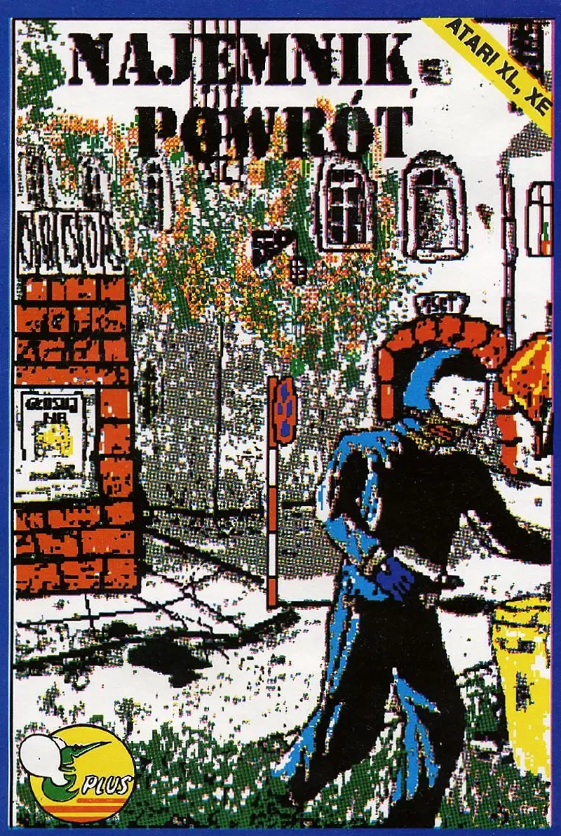 Oryginalna okładka Najemnik Powrót Atari XL/XE