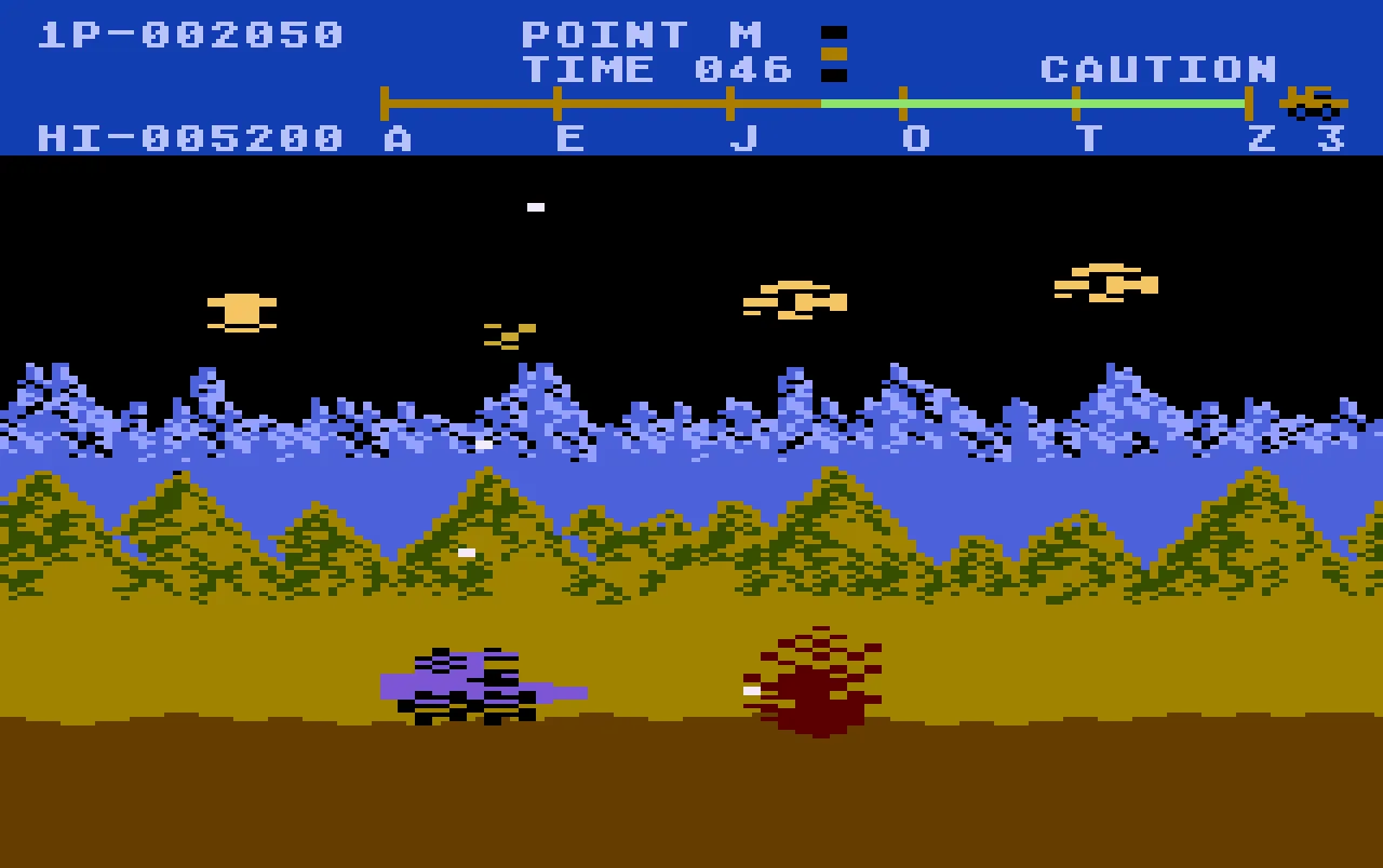 Moon Patrol – Atari XL/XE