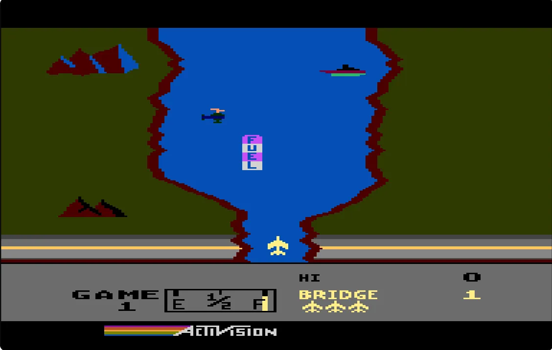River Raid – Atari XL/XE
