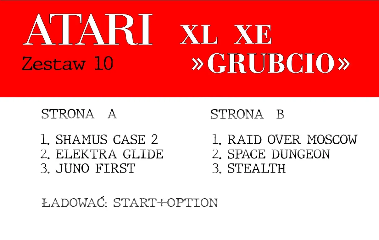 Okładka kasety - Grubcio zestaw 10