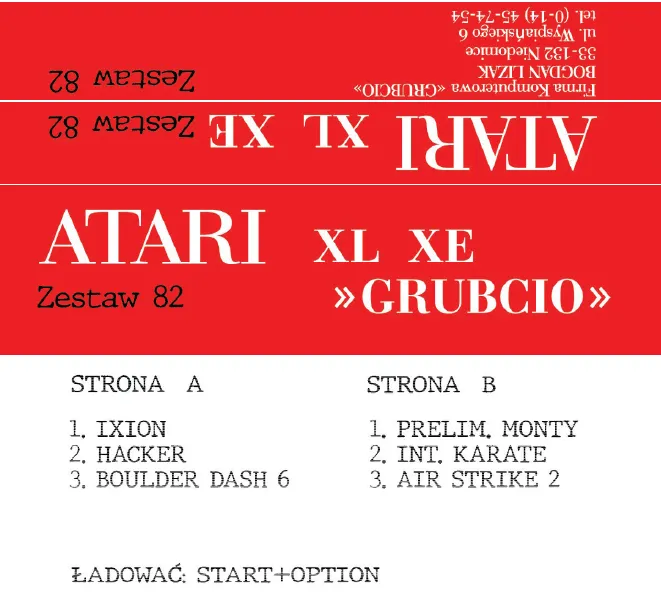Okładka kasety - Grubcio zestaw 82
