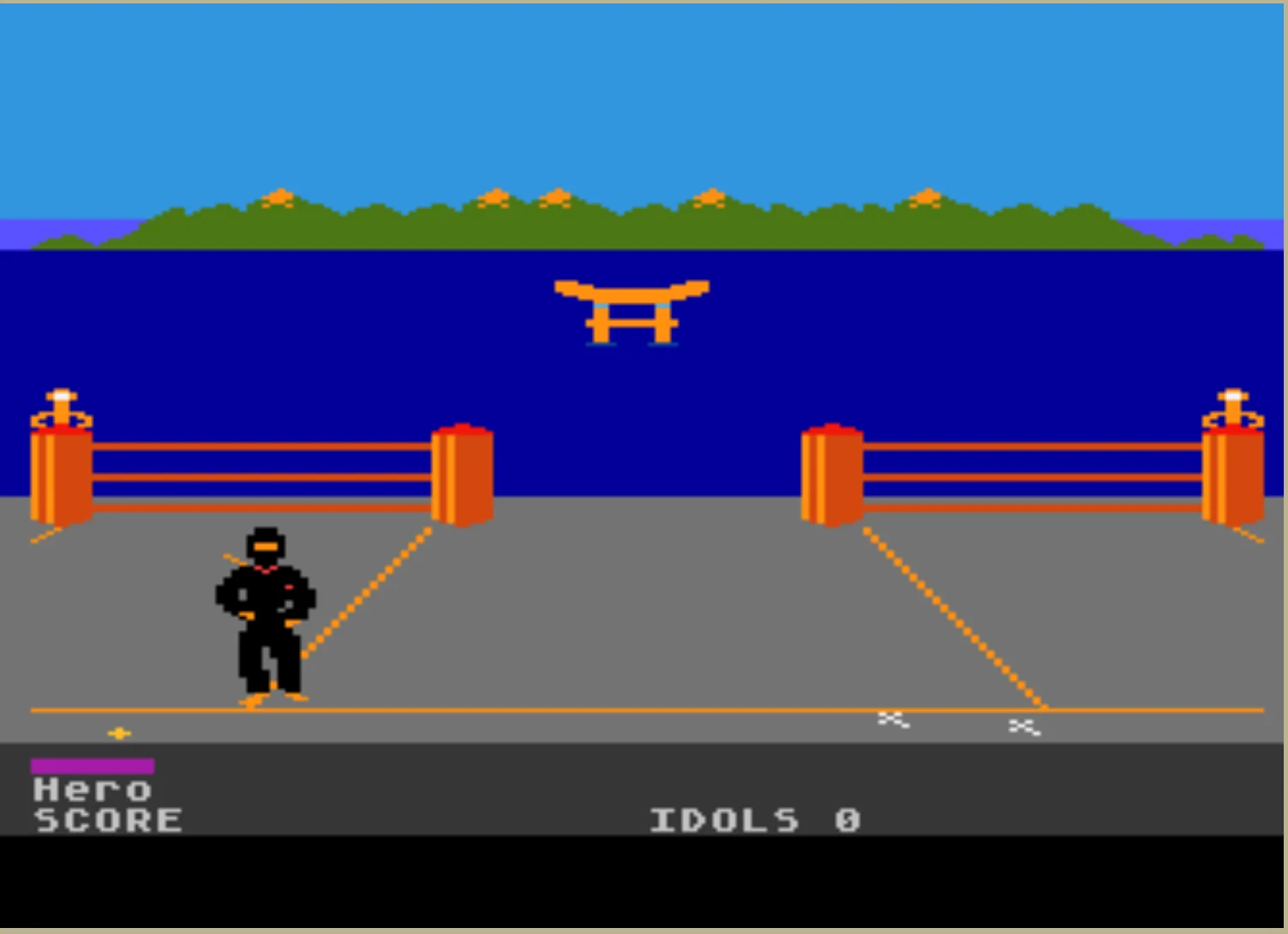 Ninja – Shadow of the Warrior on Atari XL/XE Mastertronic