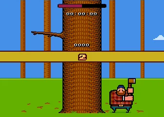 Timberman on Atari XL/XE