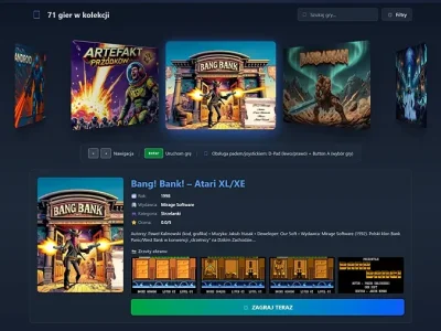 Nowy system  - Graj w klasyki Atari bezpośrednio w przeglądarce!