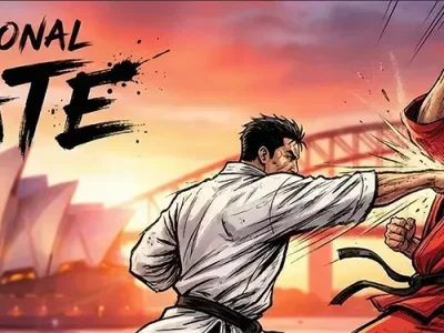 International Karate na Atari – nowa okładka (wersja PL i EN)